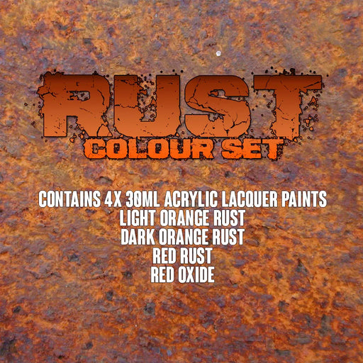 Sms Set25 Premium Acrylic Lacquer Rust Colour Set 4 X 30Mm - LX2001 - Homewares, Outdoor, Phone Accessories, Cases, Speakers, Headphones + More -