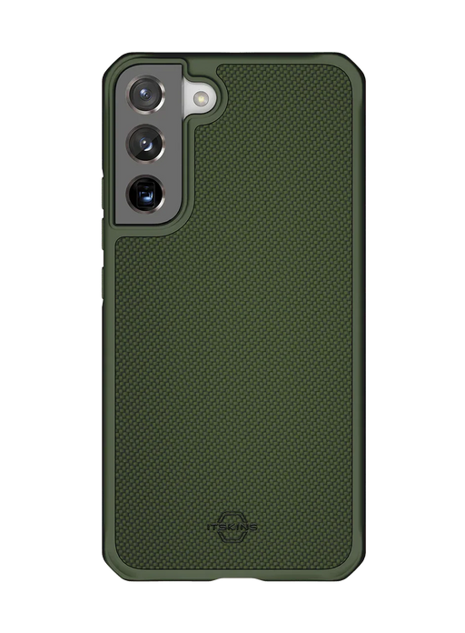 ITSKINS Samsung S22+ S22 Plus Case Mag Ballistic Olive Green - LX2001 - Homewares, Outdoor, Phone Accessories, Cases, Speakers, Headphones + More -