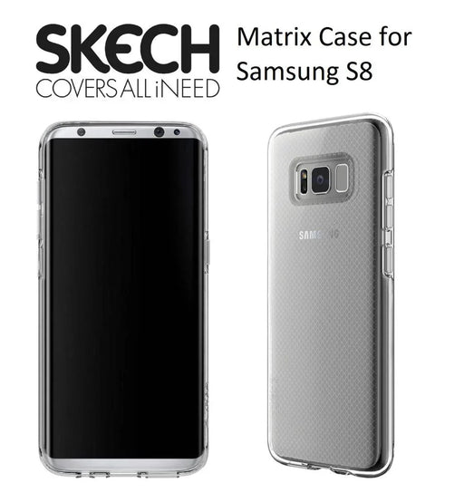 Samsung Galaxy S8 SKECH Matrix Crystal Case SK51-MTX-CLR - LX2001 - Homewares, Outdoor, Phone Accessories, Cases, Speakers, Headphones + More -