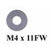 flat washer m4 x 11 x 1mm - bag of 100 - LX2001 - Homewares, Outdoor, Phone Accessories, Cases, Speakers, Headphones + More -