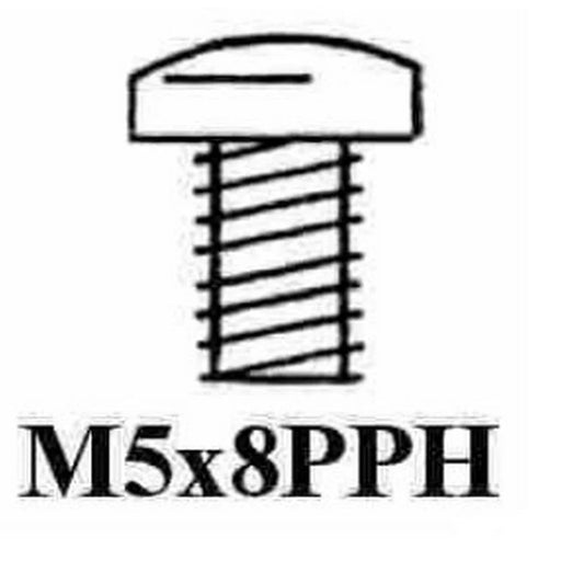 5 x 8mm pan mts screw zinc plated - bag of 100 - LX2001 - Homewares, Outdoor, Phone Accessories, Cases, Speakers, Headphones + More -