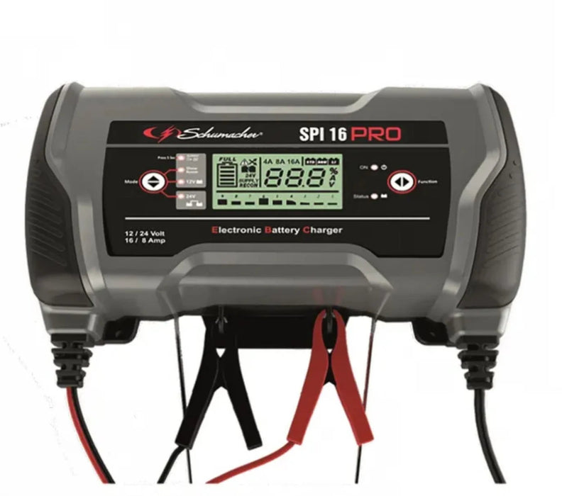 Schumacher Battery Charger 12V-16Amp / 24V -8Amp For Wet Agm Lithium Lifepo4 (2) - LX2001 - Homewares, Outdoor, Phone Accessories, Cases, Speakers, Headphones + More -