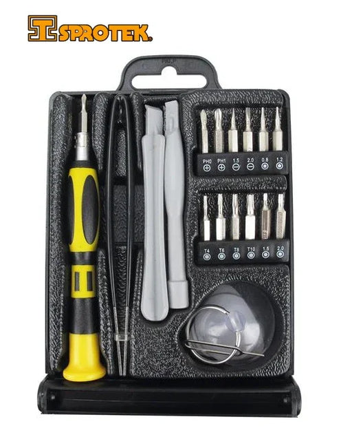 SPROTEK 20 Piece Phone Device Repair Tool Kit TC-STE3010 - LX2001 - Homewares, Outdoor, Phone Accessories, Cases, Speakers, Headphones + More -