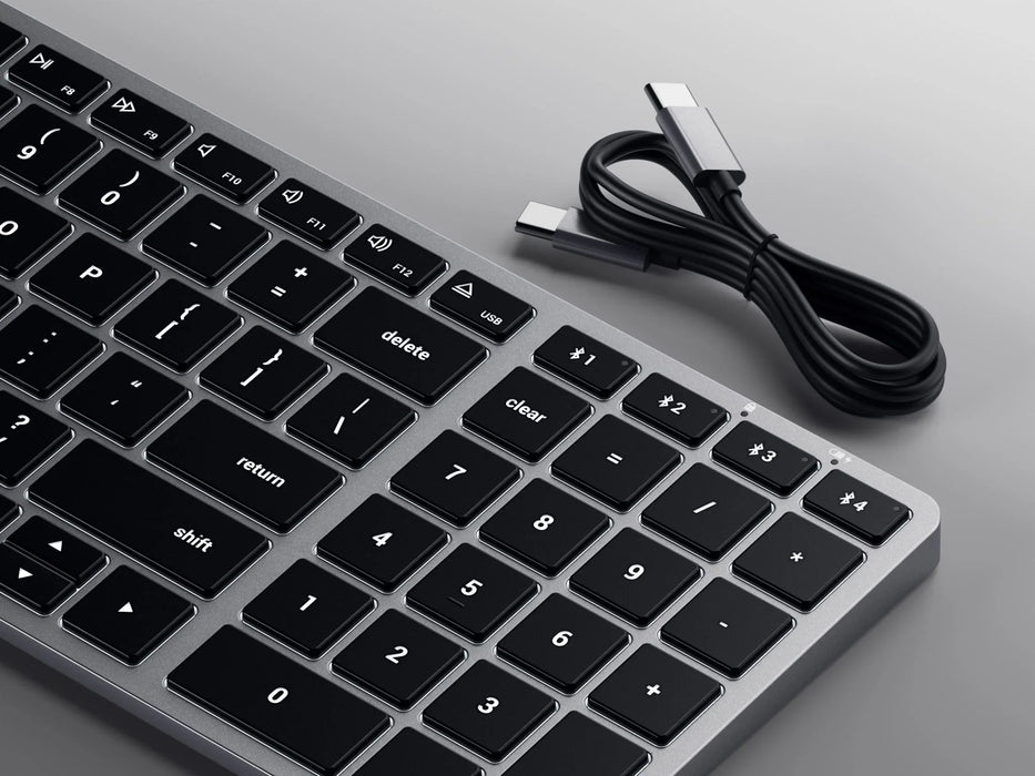 Satechi Slim X2 Bluetooth Backlit Keyboard - LX2001 - Homewares, Outdoor, Phone Accessories, Cases, Speakers, Headphones + More -
