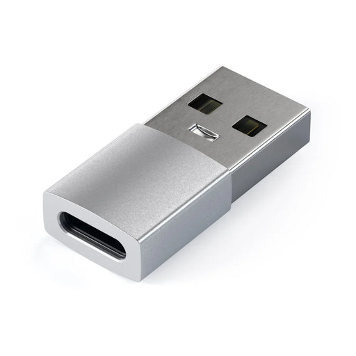 Satechi Aluminium USB-A to USB-C Adapter (Silver) - LX2001 - Homewares, Outdoor, Phone Accessories, Cases, Speakers, Headphones + More -