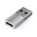 Satechi Aluminium USB-A to USB-C Adapter (Silver) - LX2001 - Homewares, Outdoor, Phone Accessories, Cases, Speakers, Headphones + More -