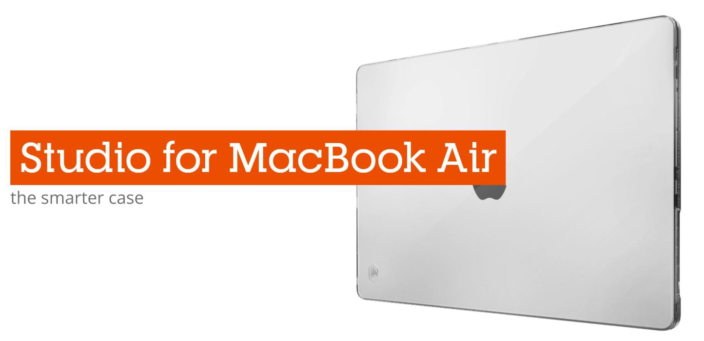 STM Goods Studio MacBook for Air 13" Retina (M2, 2022) Case - Clear