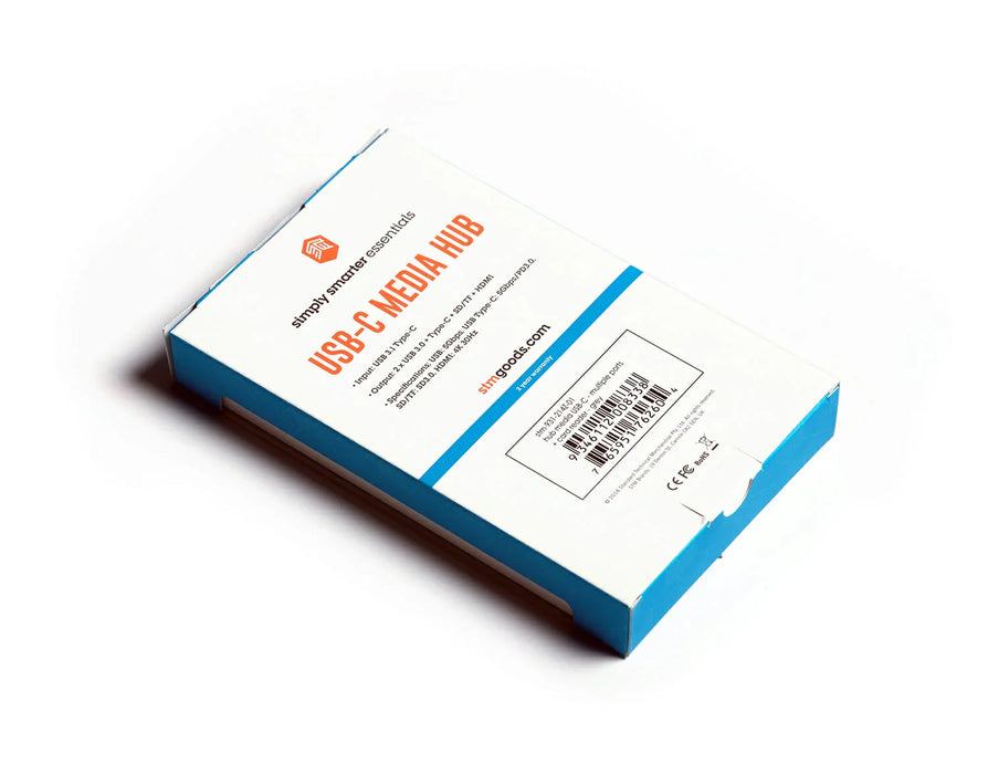 STM USB-C Media Hub HMDI SD TF Card Reader USB A USB C Ports - Space Grey STM-931-214Z-01 765951762604 - LX2001 - Homewares, Outdoor, Phone Accessories, Cases, Speakers, Headphones + More -