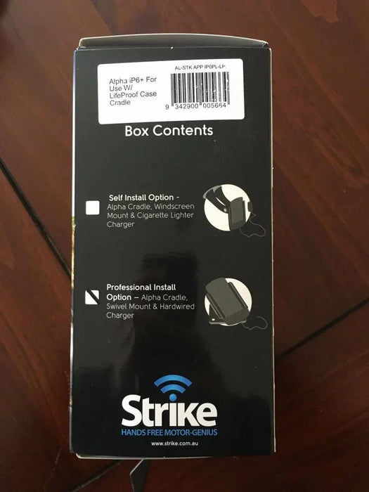 Strike Alpha Apple iPhone 6 Plus Car Kit Lifeproof AL-STKAPPIP6PL-LP - LX2001 - Homewares, Outdoor, Phone Accessories, Cases, Speakers, Headphones + More -