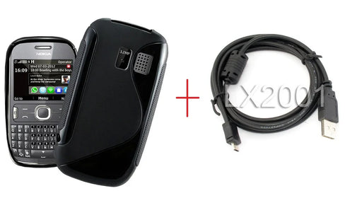 Nokia Asha 302 Case USB PC Cable - LX2001 - Homewares, Outdoor, Phone Accessories, Cases, Speakers, Headphones + More -