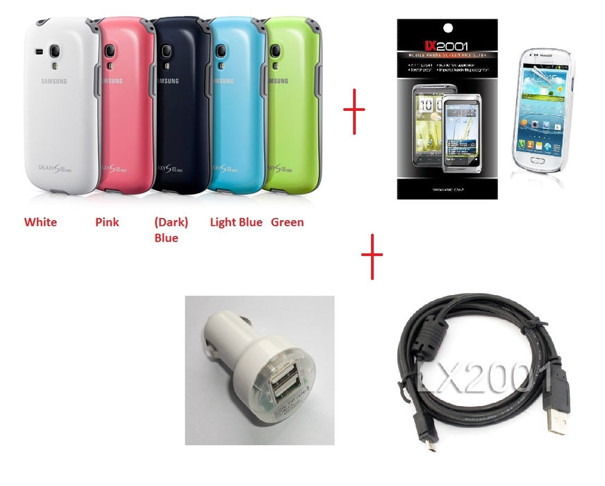 Samsung Galaxy S3 Mini Case Charger PC Cable