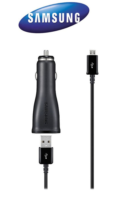 Samsung 2 Amp Micro USB In-Car Charger + Ultimo Lightning Cable ECA-U21CBEGSTD 9419063074148