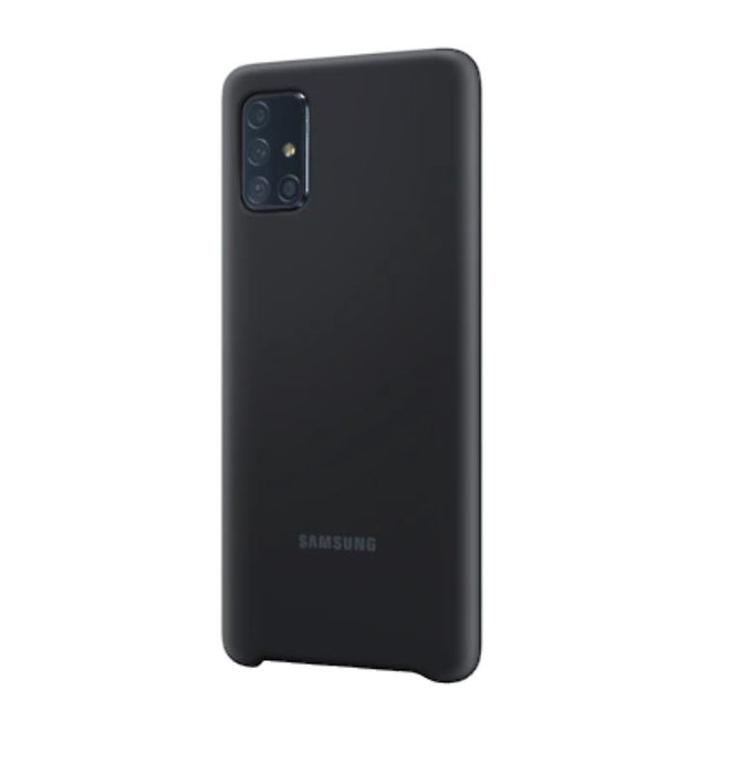 Samsung A71 Silicone Cover - Black EF-PA715TBEGWW