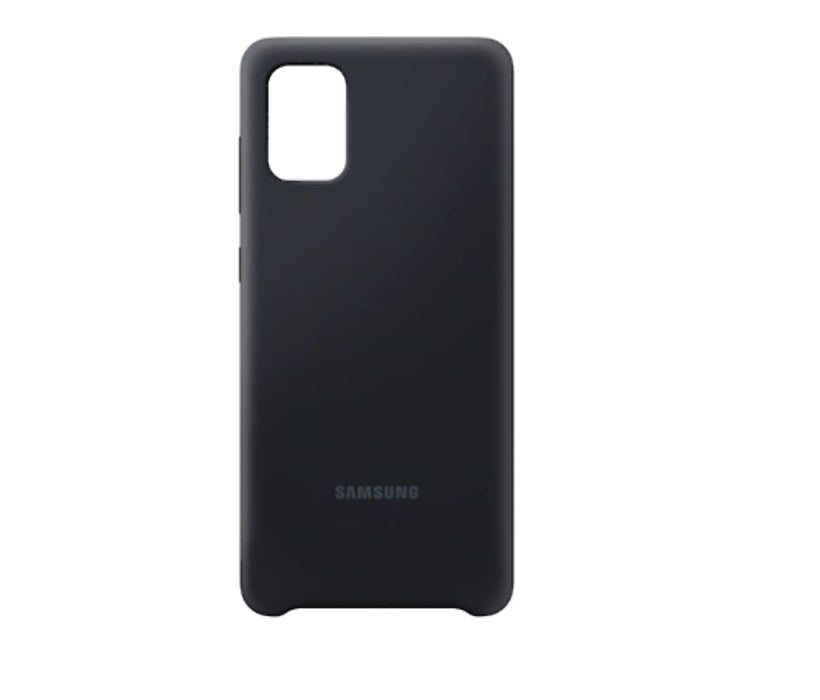 Samsung A71 Silicone Cover - Black EF-PA715TBEGWW