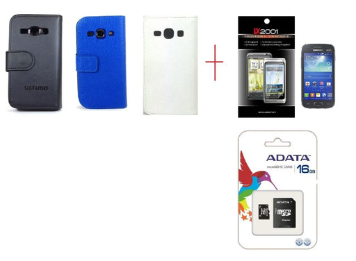 Samsung Galaxy Ace 3 Leather Case + 16GB MicroSD - LX2001 - Homewares, Outdoor, Phone Accessories, Cases, Speakers, Headphones + More -