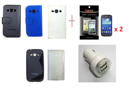 Samsung Galaxy Ace 3 Leather Gel Case Car Charger - LX2001 - Homewares, Outdoor, Phone Accessories, Cases, Speakers, Headphones + More -