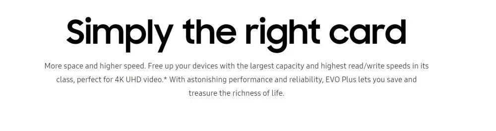 Samsung Evo Plus 256GB Micro SDHC Memory Card with SD Adapter MB-MC256GA/APC - LX2001 - Homewares, Outdoor, Phone Accessories, Cases, Speakers, Headphones + More -