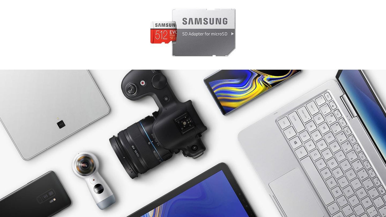 Samsung Evo Plus 256GB Micro SDXC Memory Card w/ SD Adapter MB-MC256HA/APC