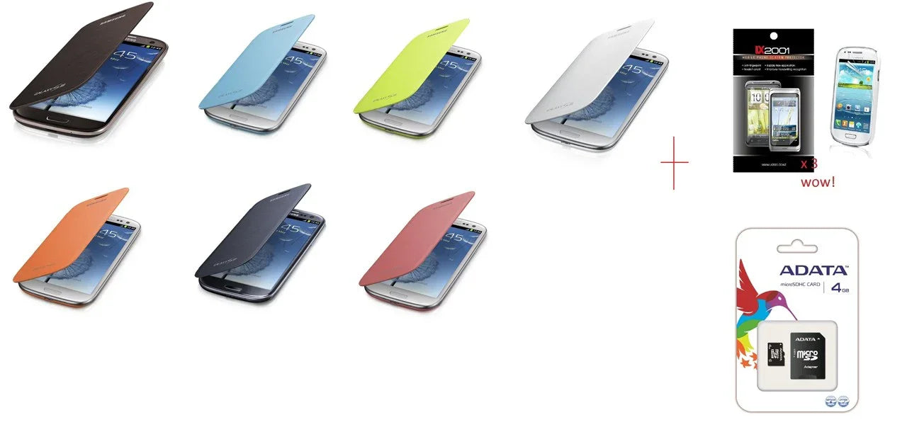 Samsung Galaxy S3 Flip Cover 4GB MicroSD Card - LX2001 - Homewares, Outdoor, Phone Accessories, Cases, Speakers, Headphones + More -