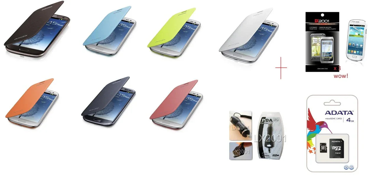 Samsung Galaxy S3 Case 4GB MicroSD Card Charger - LX2001 - Homewares, Outdoor, Phone Accessories, Cases, Speakers, Headphones + More -