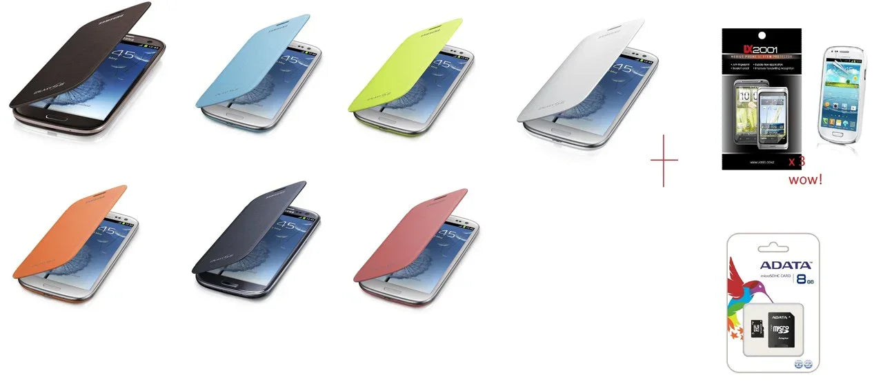 Samsung Galaxy S3 Flip Cover 8GB MicroSD Card - LX2001 - Homewares, Outdoor, Phone Accessories, Cases, Speakers, Headphones + More -