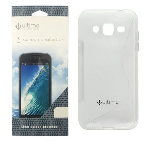 Samsung Galaxy J2 Prime Gel Transparent Clear Case + Screen Protector - LX2001 - Homewares, Outdoor, Phone Accessories, Cases, Speakers, Headphones + More -