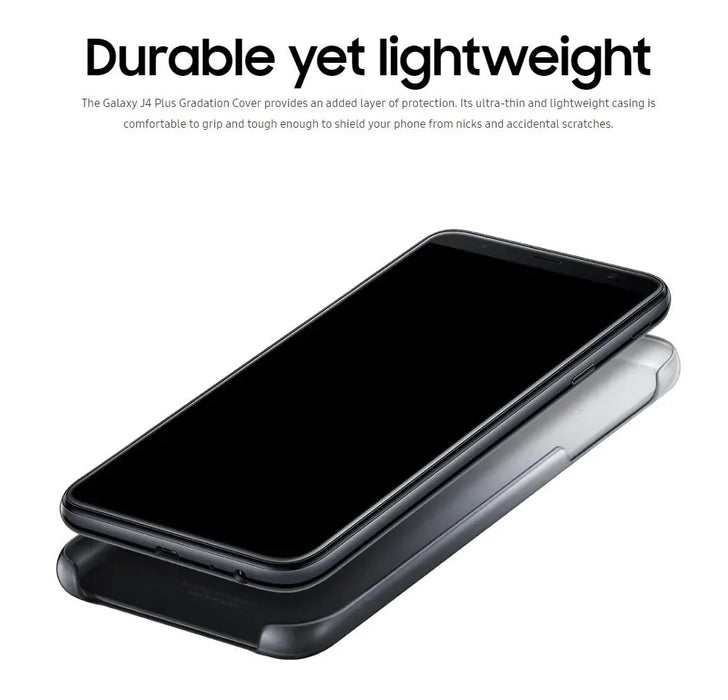 Samsung Galaxy J4+ / J4 Plus Gradation Protective Case - Black EF-AJ415CBEGWW 8801643587628 - LX2001 - Homewares, Outdoor, Phone Accessories, Cases, Speakers, Headphones + More -
