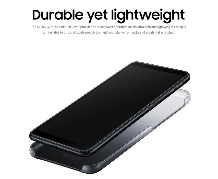 Samsung Galaxy J6+ / J6 Plus Gradation Protective Case - Black EF-AJ610CBEGWW 8801643587567 - LX2001 - Homewares, Outdoor, Phone Accessories, Cases, Speakers, Headphones + More -