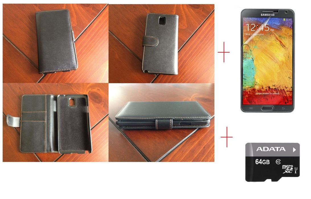 Samsung Galaxy Note 3 Leather Case SP 64GB MicroSD