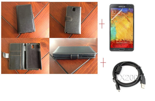 Samsung Galaxy Note 3 Leather Case USB PC Cable - LX2001 - Homewares, Outdoor, Phone Accessories, Cases, Speakers, Headphones + More -