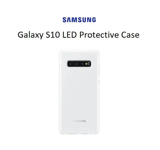 Samsung Galaxy S10 6.1" LED Protective Case - White EF-KG973CWEGWW 8801643644697 - LX2001 - Homewares, Outdoor, Phone Accessories, Cases, Speakers, Headphones + More -