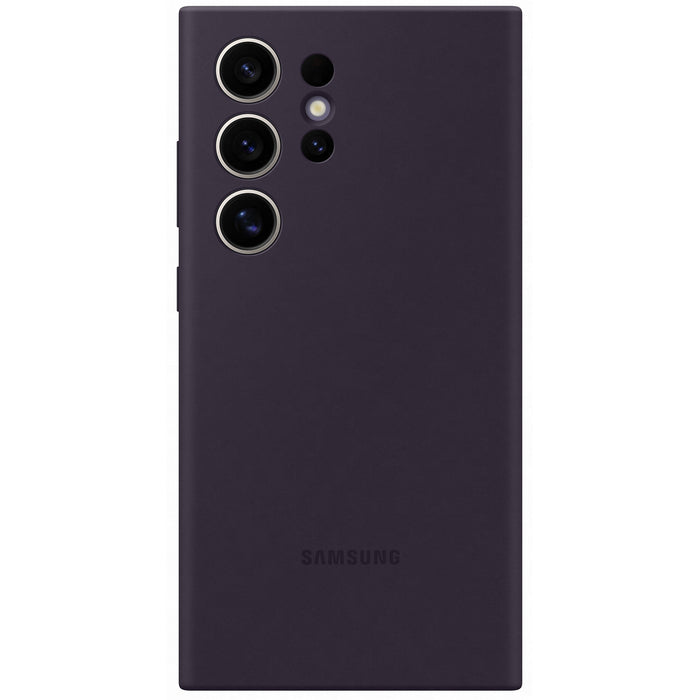 Samsung Galaxy S24 Ultra 6.8" Silicone Case - Dark Violet