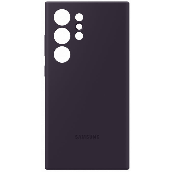 Samsung Galaxy S24 Ultra 6.8" Silicone Case - Dark Violet