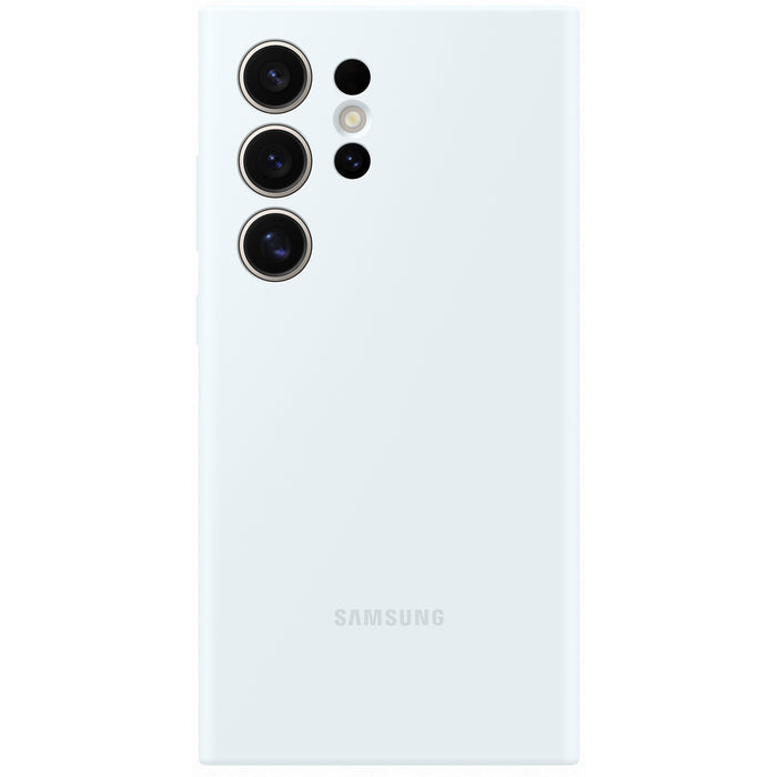 Samsung Galaxy S24 Ultra 6.8" Silicone Case - White