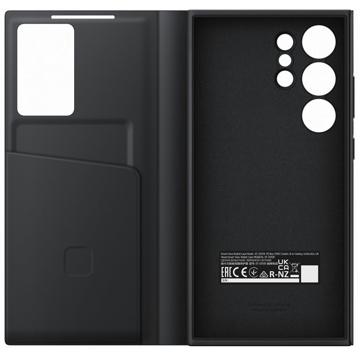 Samsung Galaxy S24 Ultra 6.8" Smart View Wallet Case - Black