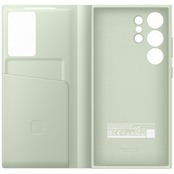 Samsung Galaxy S24 Ultra 6.8" Smart View Wallet Case - Light Green