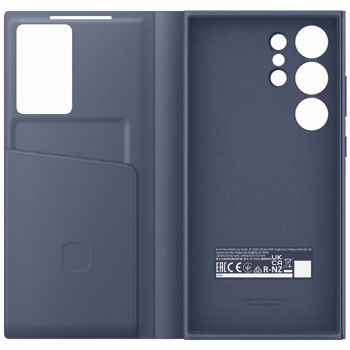 Samsung Galaxy S24 Ultra 6.8" Smart View Wallet Case - Violet