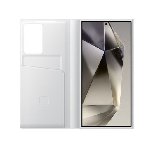 Samsung Galaxy S24 Ultra 6.8" Smart View Wallet Case - White