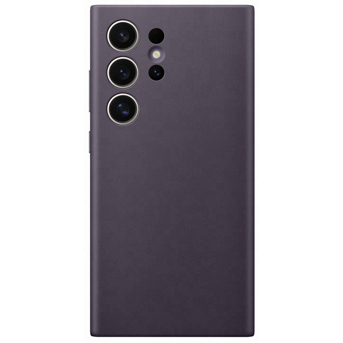 Samsung Galaxy S24 Ultra 6.8" Vegan Leather Case - Dark Violet