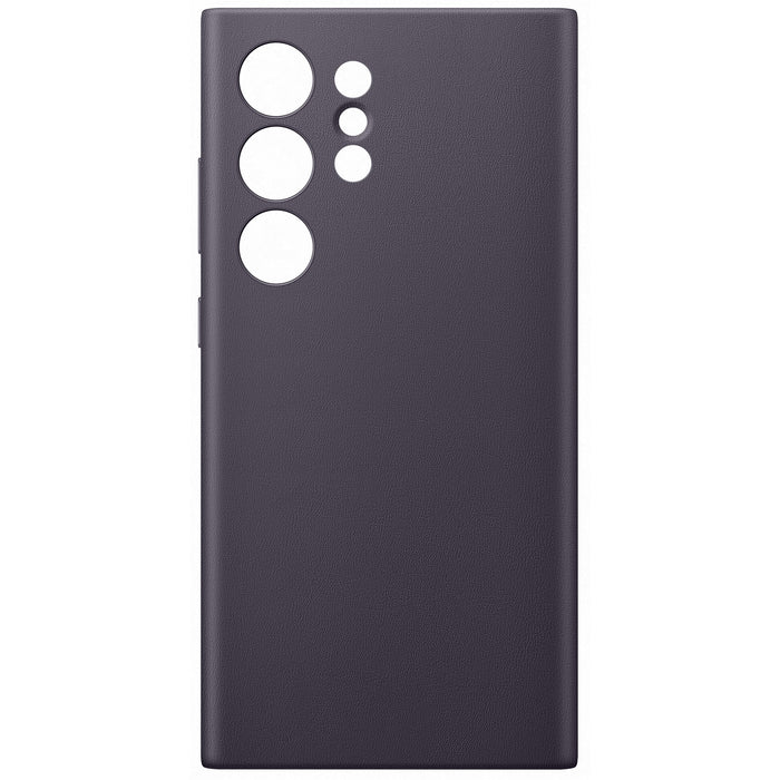 Samsung Galaxy S24 Ultra 6.8" Vegan Leather Case - Dark Violet
