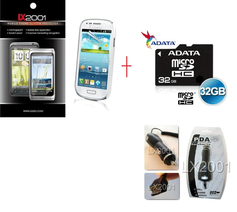 Samsung Galaxy s3 Mini SP + Car Charger + 32GB - LX2001 - Homewares, Outdoor, Phone Accessories, Cases, Speakers, Headphones + More -