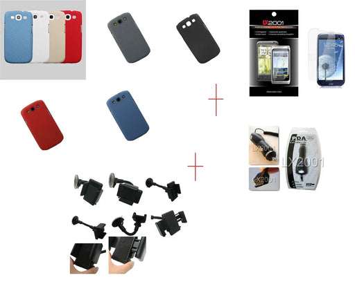 Samsung Galaxy S3 Sand Case Car Charger Kit Holder - LX2001 - Homewares, Outdoor, Phone Accessories, Cases, Speakers, Headphones + More -