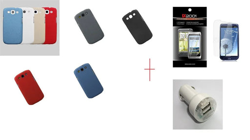 Samsung Galaxy S3 Sand Case + DUAL USB Car Charger - LX2001 - Homewares, Outdoor, Phone Accessories, Cases, Speakers, Headphones + More -