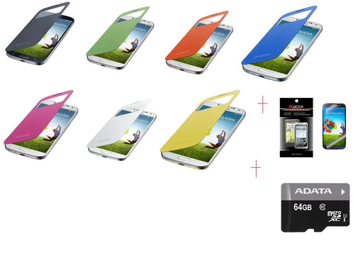 Samsung Galaxy S4 VIEW Cover + 64GB MicroSD Card - LX2001 - Homewares, Outdoor, Phone Accessories, Cases, Speakers, Headphones + More -