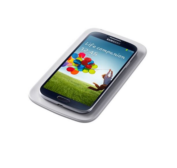 Samsung S4 WIRELESS Charging Kit - WHITE Cover