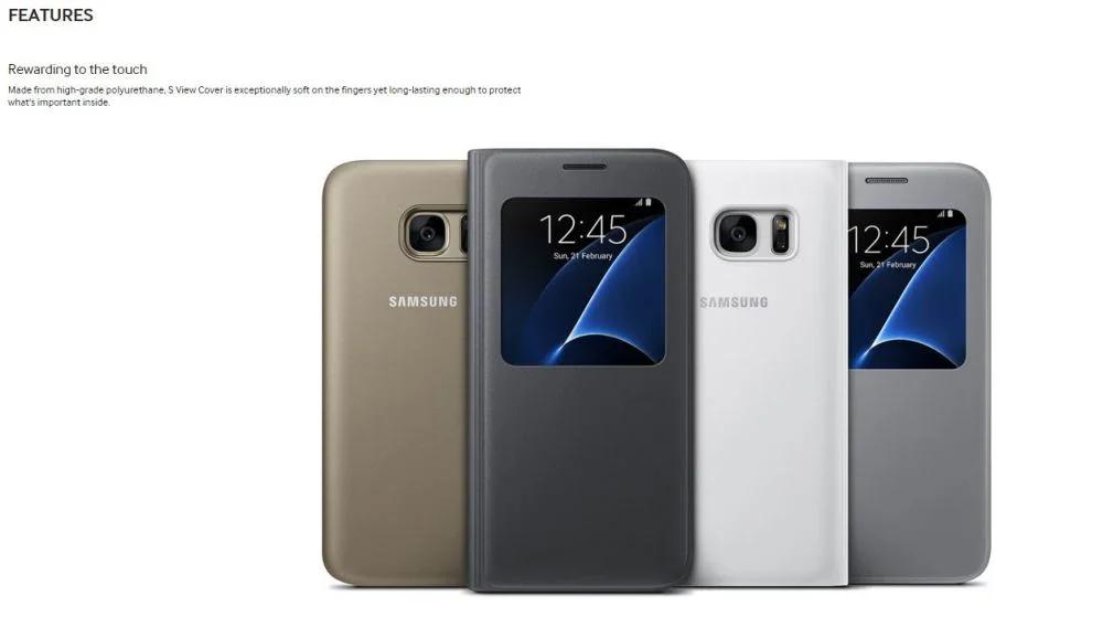 Samsung Galaxy S7 S View Case EF-CG930PBEGWW EF-CG930PFEGWW EF-CG930PSEGWW - LX2001 - Homewares, Outdoor, Phone Accessories, Cases, Speakers, Headphones + More -