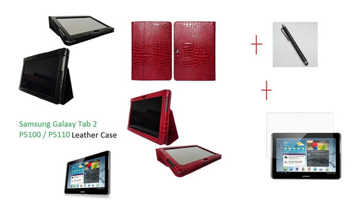 Samsung Galaxy Tab 2 10.1 Leather Case Stylus - LX2001 - Homewares, Outdoor, Phone Accessories, Cases, Speakers, Headphones + More -