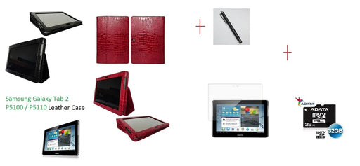 Samsung Galaxy Tab 2 10.1 P5100 Leather Case 32GB - LX2001 - Homewares, Outdoor, Phone Accessories, Cases, Speakers, Headphones + More -