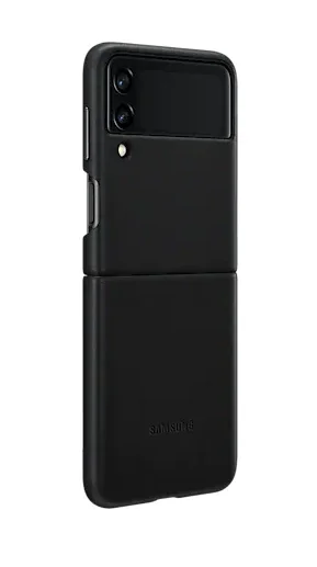 Samsung Galaxy Z Flip3 6.7" Leather Case Cover - Black EF-VF711LBEGWW - LX2001 - Homewares, Outdoor, Phone Accessories, Cases, Speakers, Headphones + More -