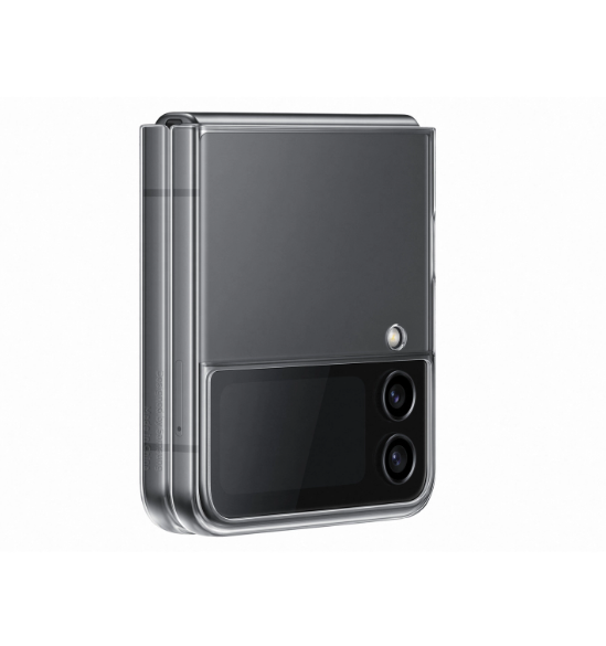 Samsung Galaxy Z Flip4 6.7" Clear Slim Case Cover w/ Ring - Transparent